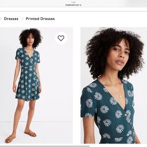 Madewell Button wrap dress